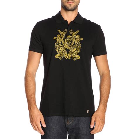 versace collection men shirt black.